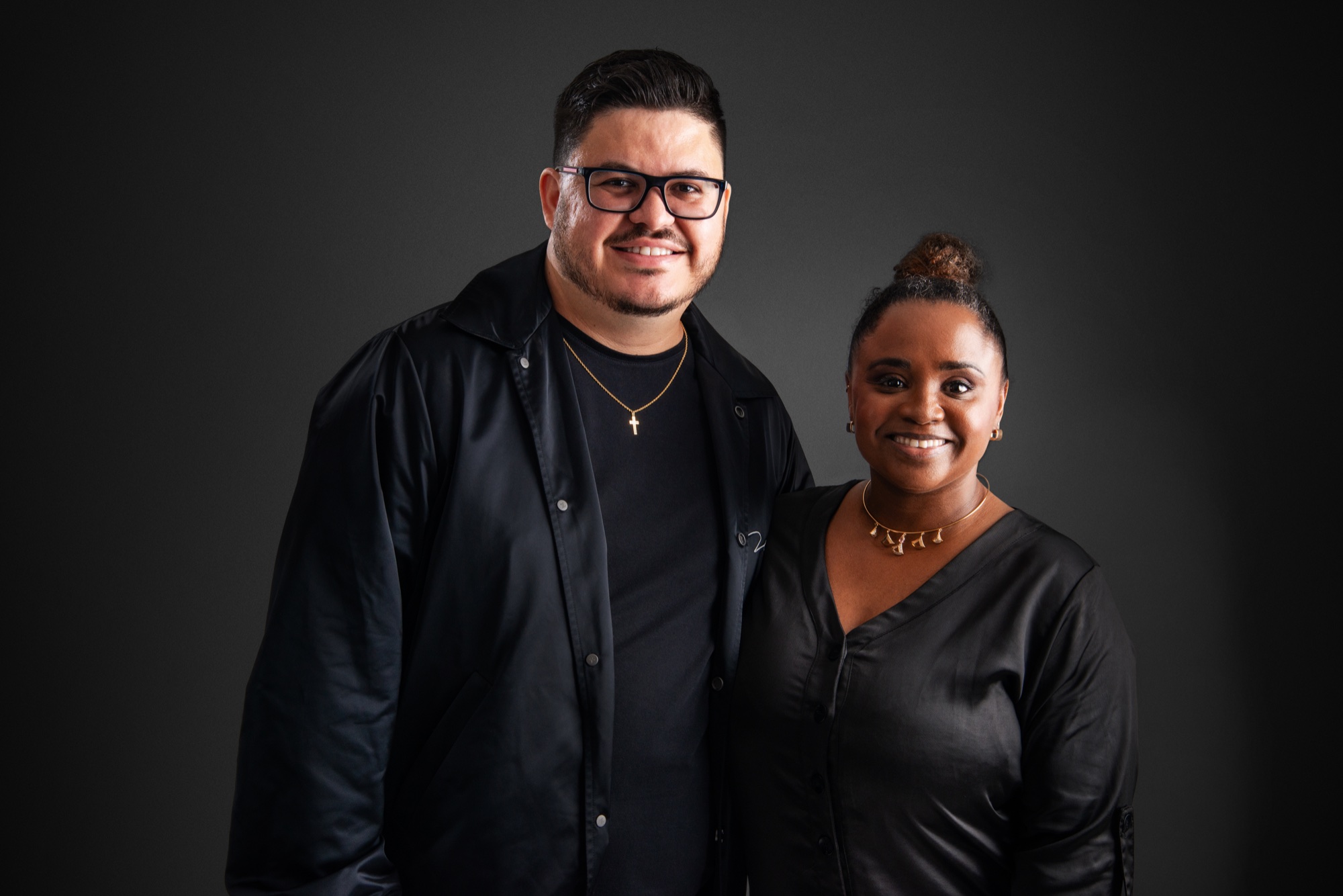 Pablo e Daiane em retrato para a Revista Soul